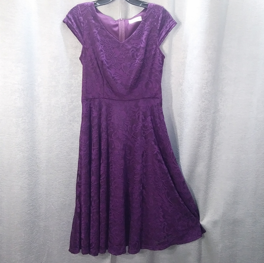 Purple Lace Dress
